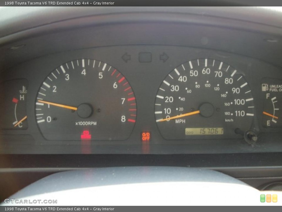 Gray Interior Gauges for the 1998 Toyota Tacoma V6 TRD Extended Cab 4x4 #46446081