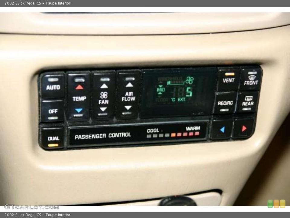Taupe Interior Controls for the 2002 Buick Regal GS #46446312