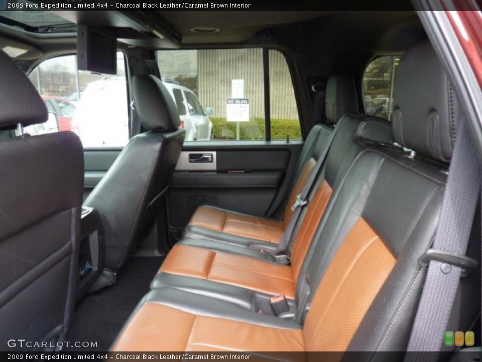 Charcoal Black Leather/Caramel Brown Interior Photo for the 2009 Ford Expedition Limited 4x4 #46446714