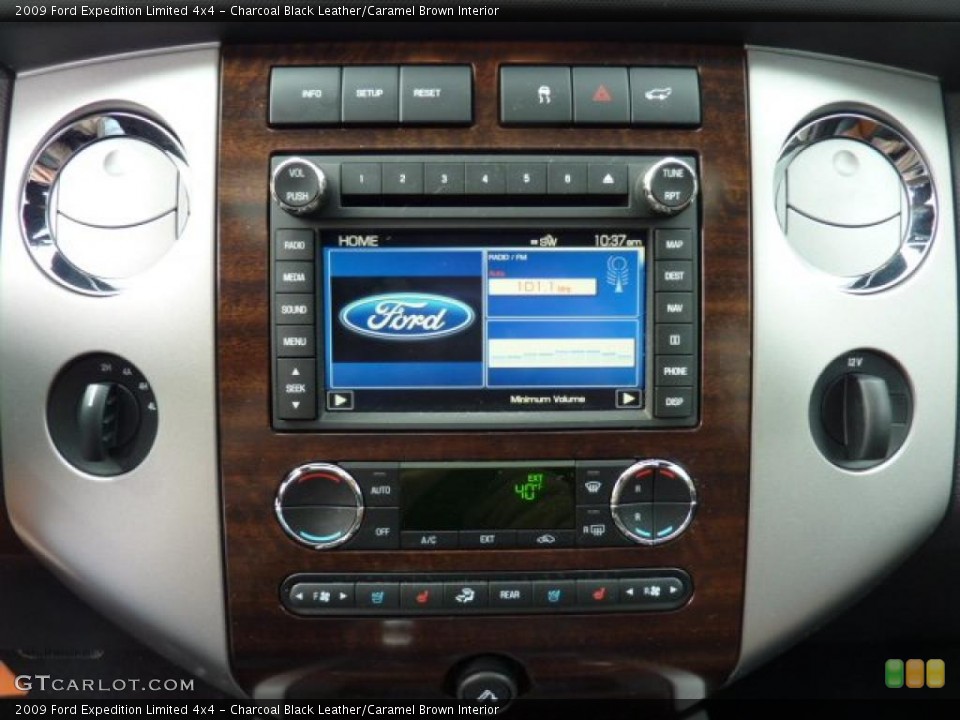 Charcoal Black Leather/Caramel Brown Interior Controls for the 2009 Ford Expedition Limited 4x4 #46446780