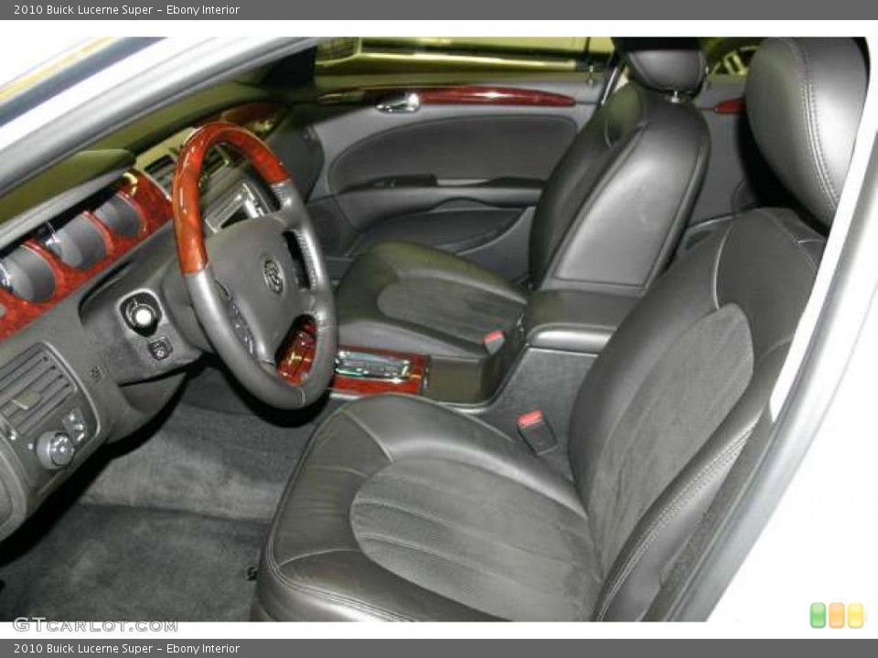 Ebony Interior Photo for the 2010 Buick Lucerne Super #46446894