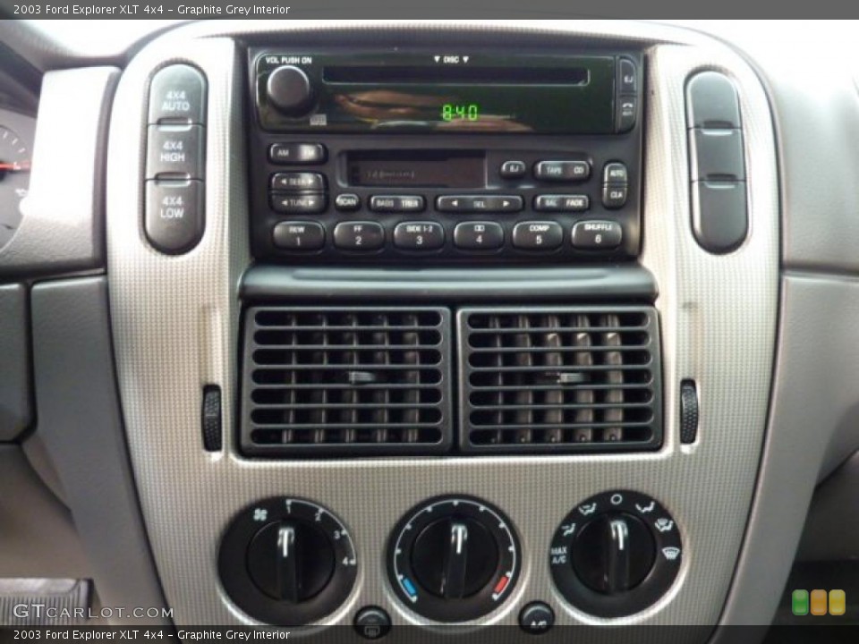 Graphite Grey Interior Controls for the 2003 Ford Explorer XLT 4x4 #46447359