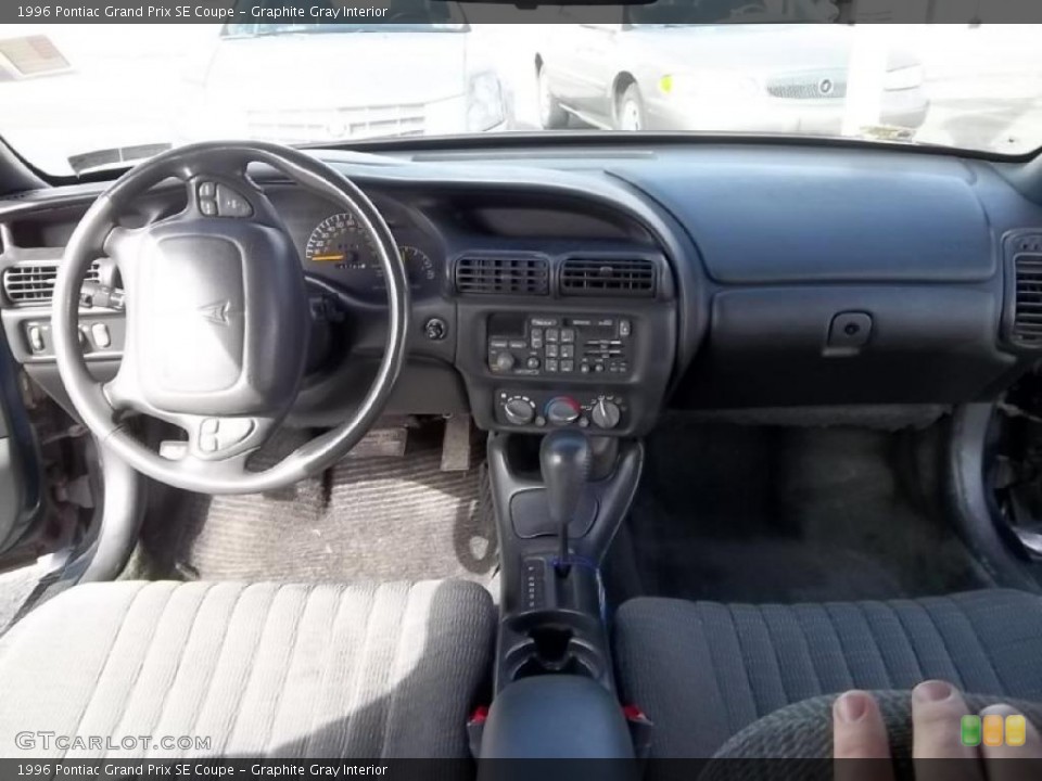 Graphite Gray Interior Dashboard for the 1996 Pontiac Grand Prix SE Coupe #46447449