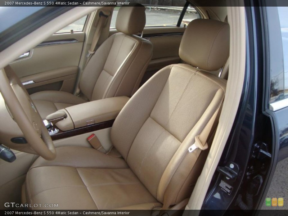Cashmere/Savanna Interior Photo for the 2007 Mercedes-Benz S 550 4Matic Sedan #46450659