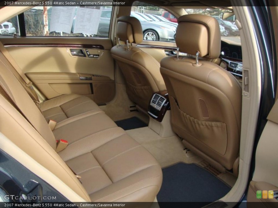 Cashmere/Savanna Interior Photo for the 2007 Mercedes-Benz S 550 4Matic Sedan #46450719