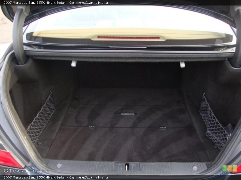 Cashmere/Savanna Interior Trunk for the 2007 Mercedes-Benz S 550 4Matic Sedan #46450977
