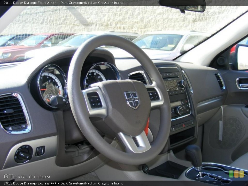 Dark Graystone/Medium Graystone Interior Steering Wheel for the 2011 Dodge Durango Express 4x4 #46451295
