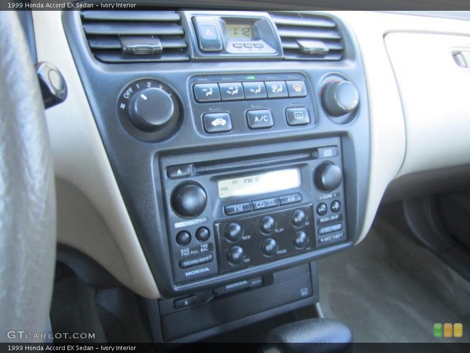 Ivory Interior Controls for the 1999 Honda Accord EX Sedan #46451361
