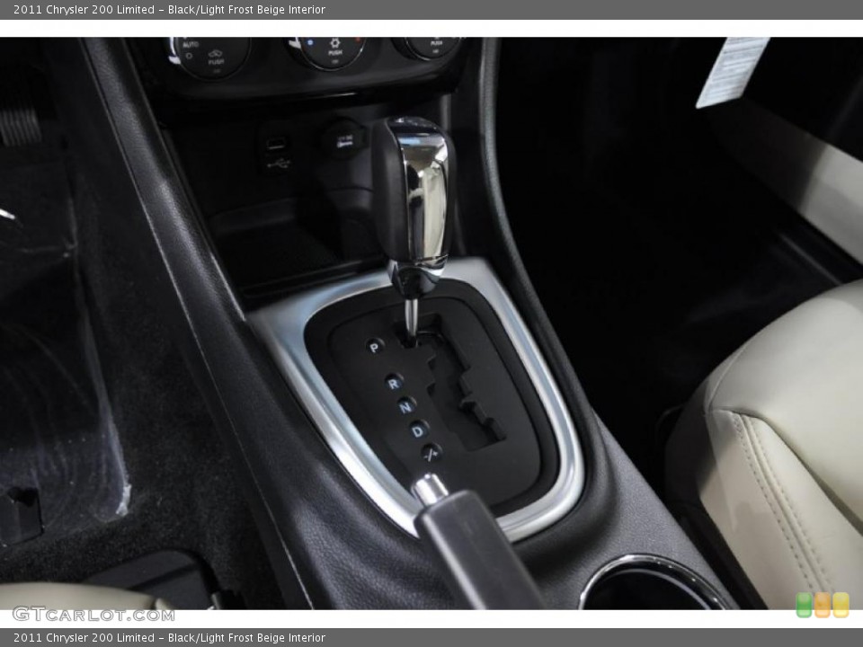 Black/Light Frost Beige Interior Transmission for the 2011 Chrysler 200 Limited #46451634