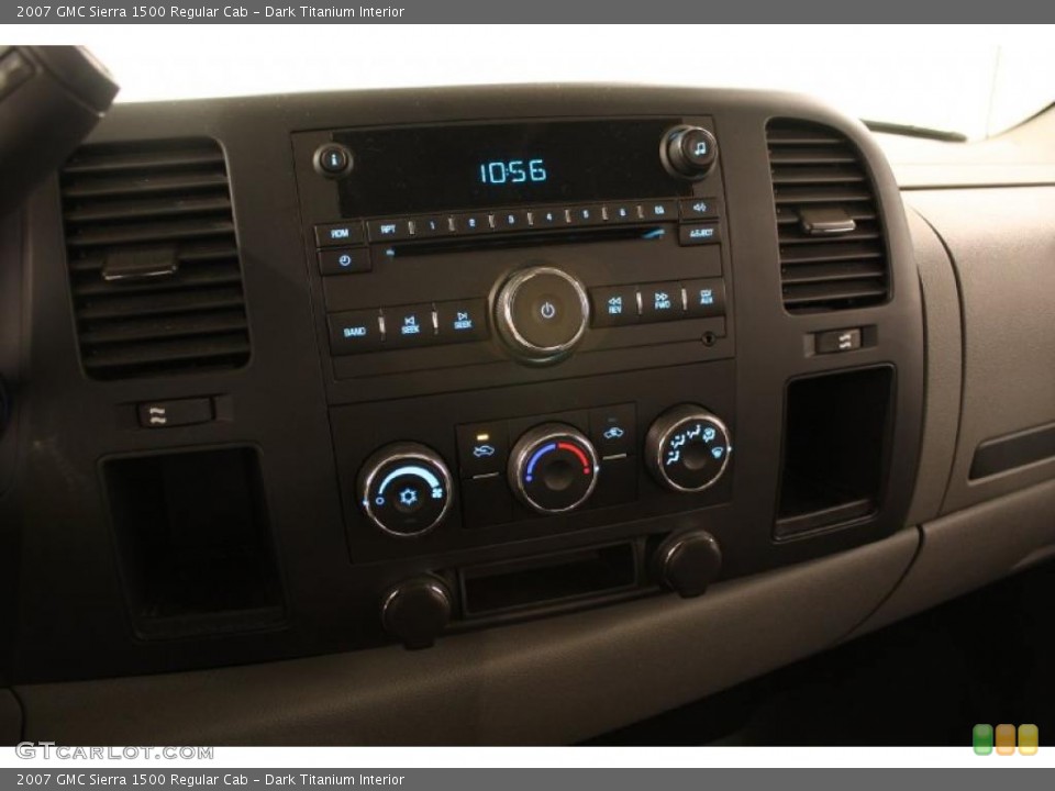 Dark Titanium Interior Controls for the 2007 GMC Sierra 1500 Regular Cab #46451736