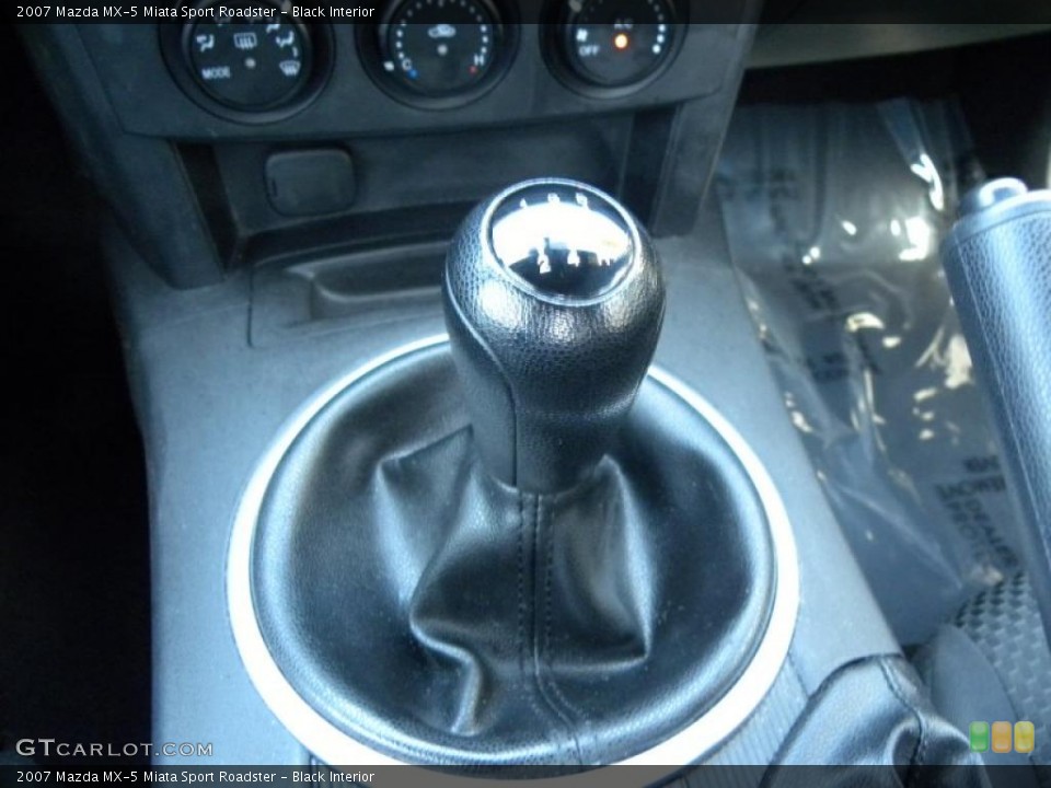 Black Interior Transmission for the 2007 Mazda MX-5 Miata Sport Roadster #46454115
