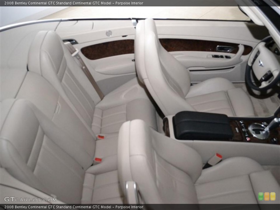 Porpoise Interior Photo for the 2008 Bentley Continental GTC  #46458063
