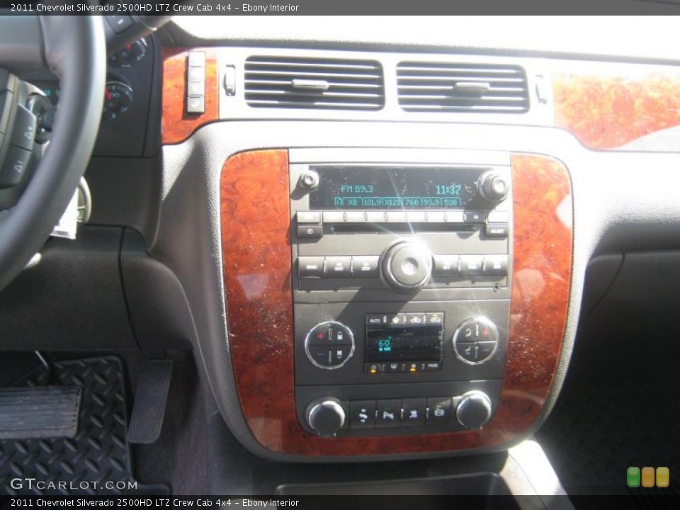 Ebony Interior Dashboard for the 2011 Chevrolet Silverado 2500HD LTZ Crew Cab 4x4 #46458315