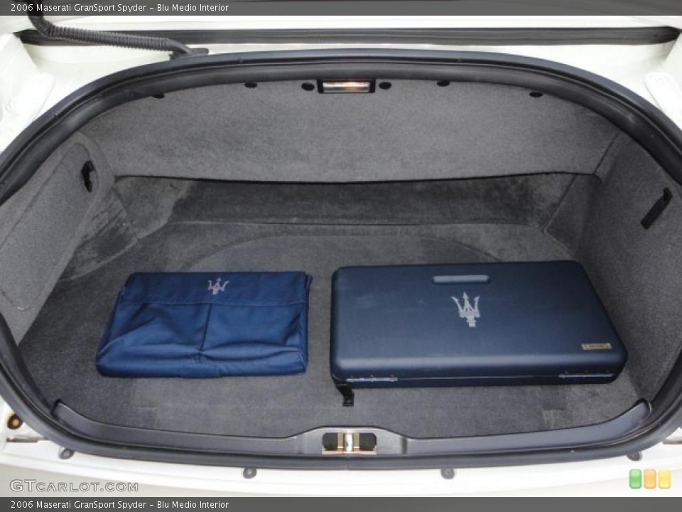 Blu Medio Interior Trunk for the 2006 Maserati GranSport Spyder #46459443