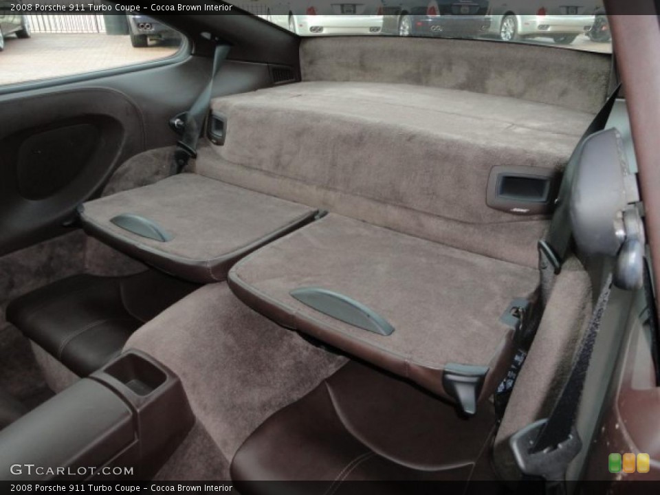 Cocoa Brown Interior Photo for the 2008 Porsche 911 Turbo Coupe #46460145