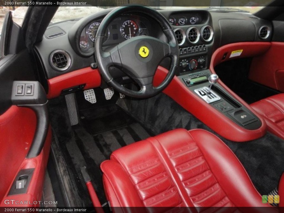 Bordeaux Interior Prime Interior for the 2000 Ferrari 550 Maranello #46460469