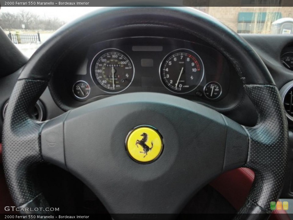 Bordeaux Interior Steering Wheel for the 2000 Ferrari 550 Maranello #46460520
