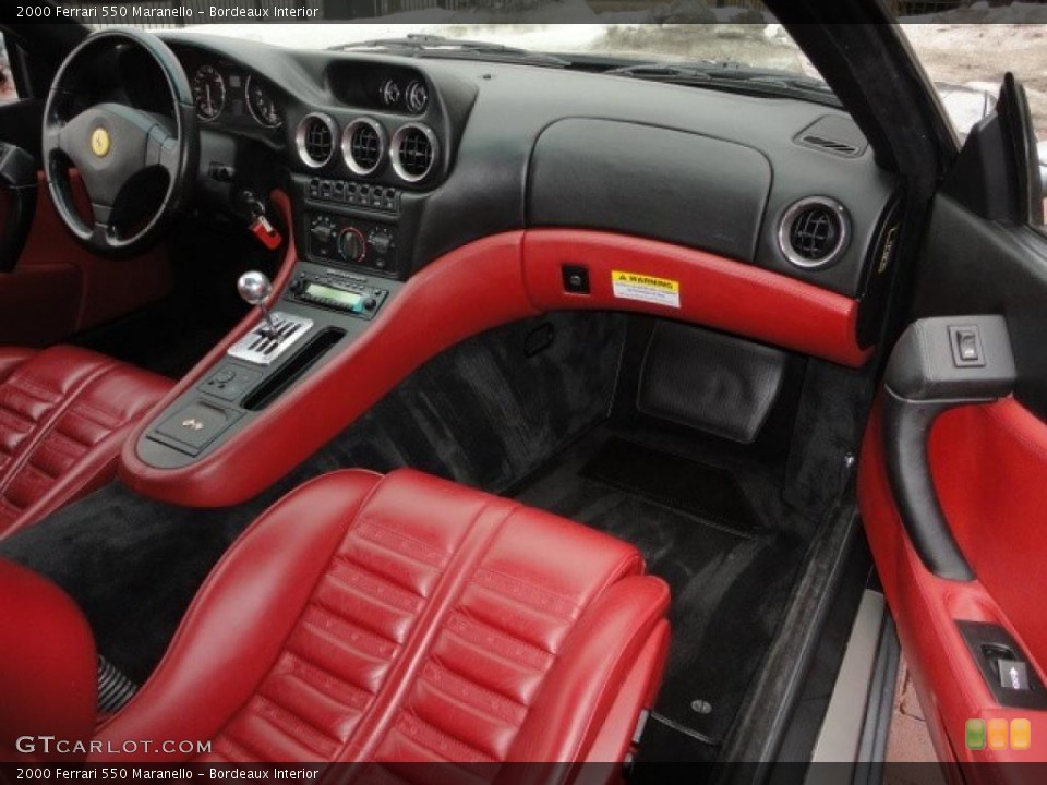 Bordeaux Interior Photo for the 2000 Ferrari 550 Maranello #46460664
