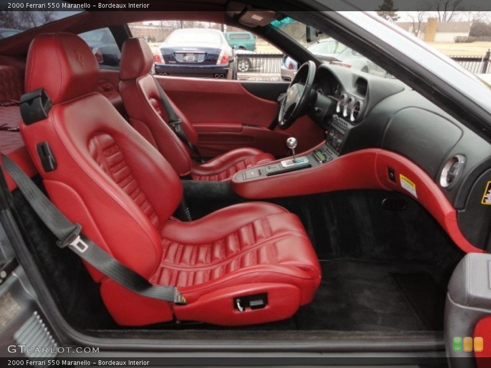Bordeaux Interior Photo for the 2000 Ferrari 550 Maranello #46460700