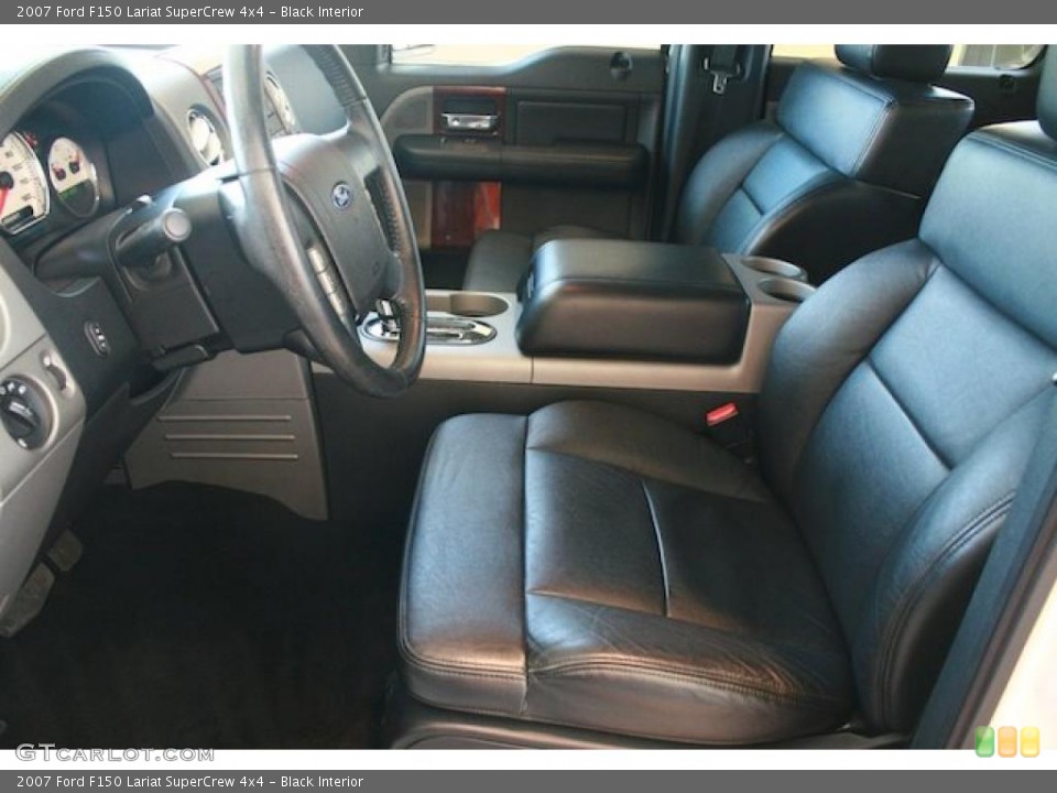 Black Interior Photo for the 2007 Ford F150 Lariat SuperCrew 4x4 #46461303