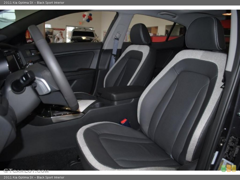 Black Sport Interior Photo for the 2011 Kia Optima SX #46461456