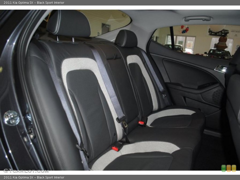 Black Sport Interior Photo for the 2011 Kia Optima SX #46461495