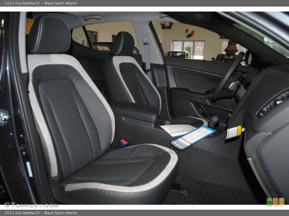 Black Sport Interior Photo for the 2011 Kia Optima SX #46461522