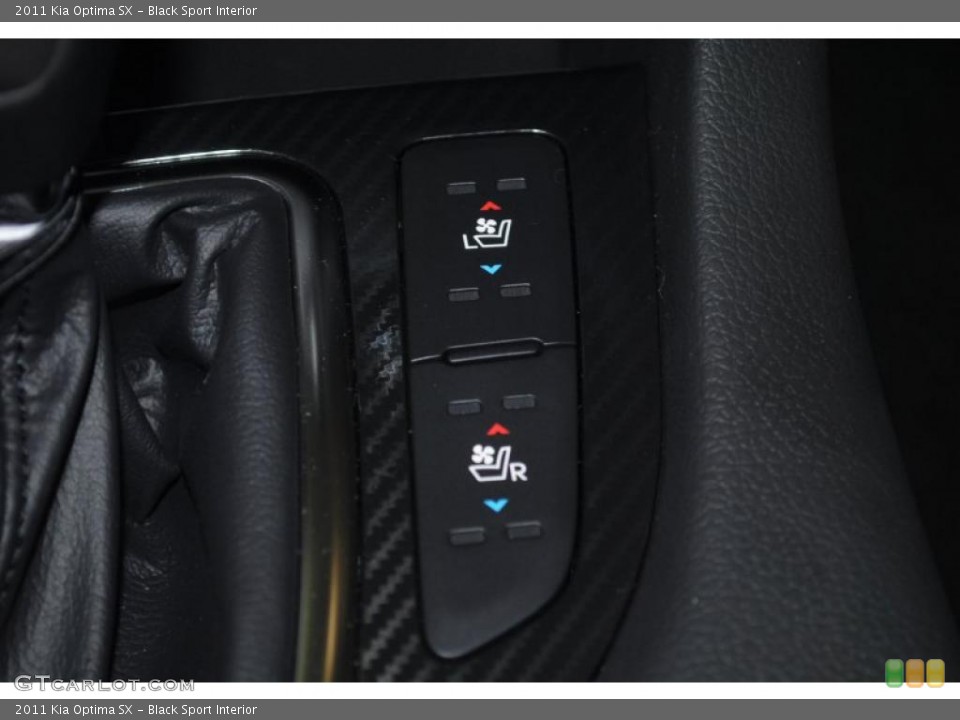 Black Sport Interior Controls for the 2011 Kia Optima SX #46461783