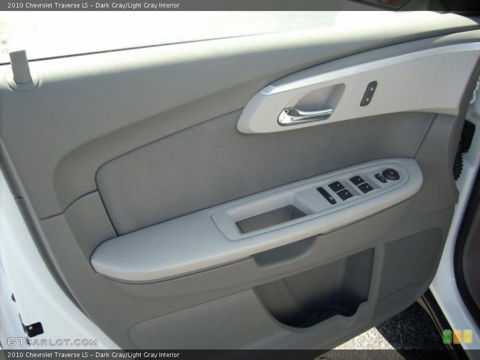 Dark Gray/Light Gray Interior Door Panel for the 2010 Chevrolet Traverse LS #46461843