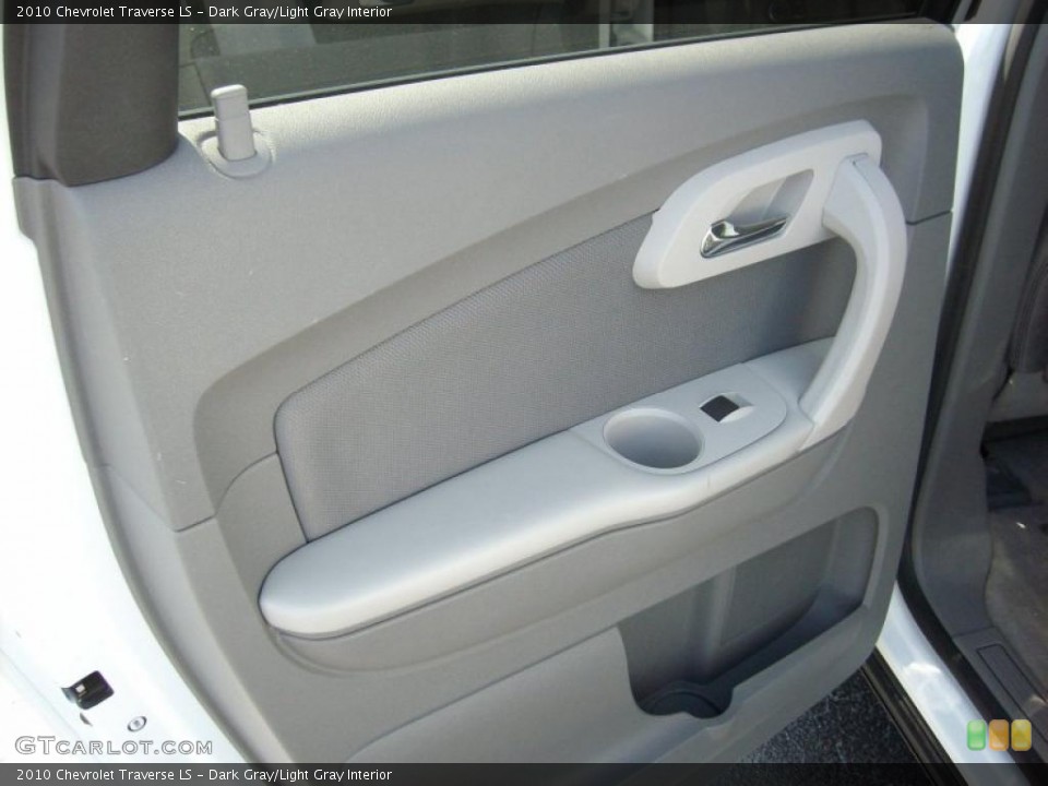 Dark Gray/Light Gray Interior Door Panel for the 2010 Chevrolet Traverse LS #46461933