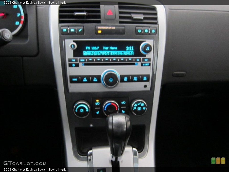 Ebony Interior Controls for the 2008 Chevrolet Equinox Sport #46462611