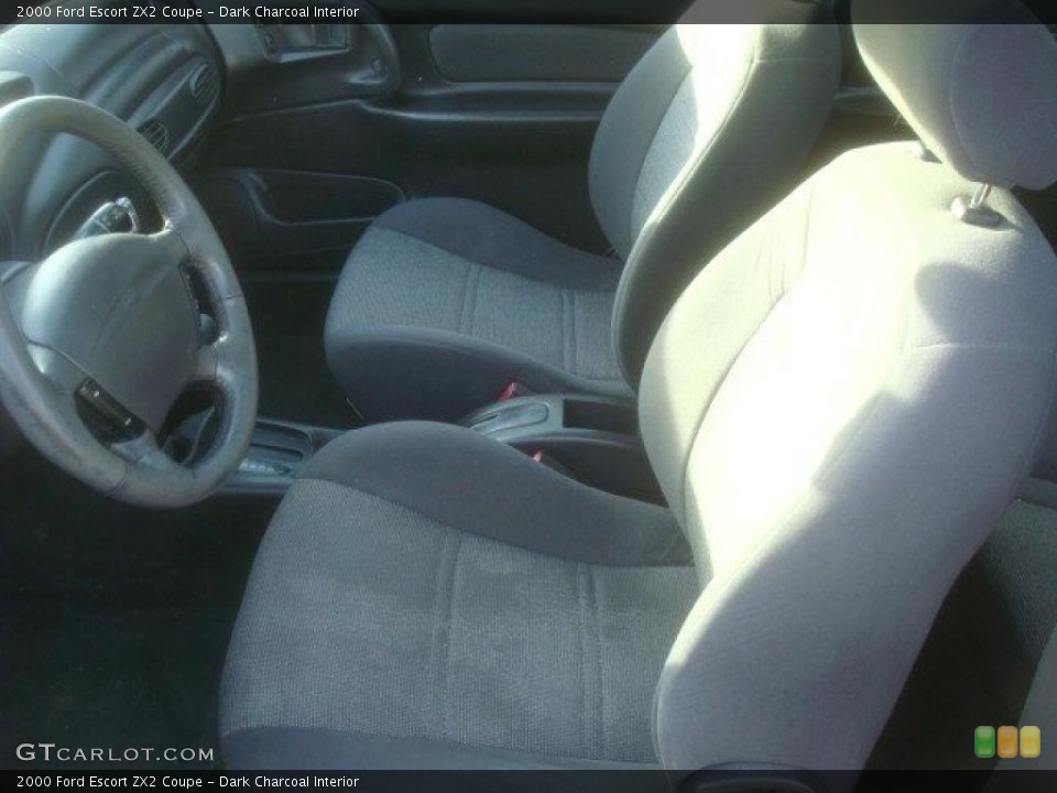 Dark Charcoal Interior Photo for the 2000 Ford Escort ZX2 Coupe #46463499