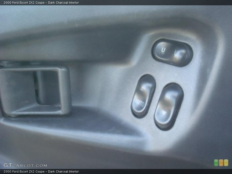 Dark Charcoal Interior Controls for the 2000 Ford Escort ZX2 Coupe #46463529