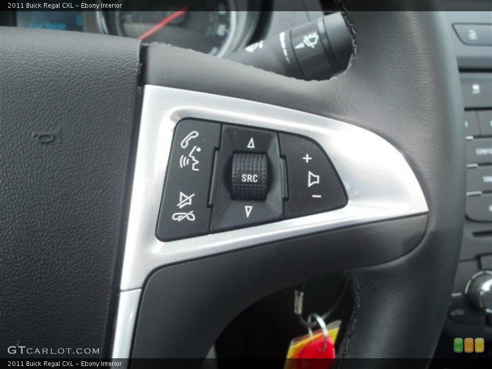 Ebony Interior Controls for the 2011 Buick Regal CXL #46464579