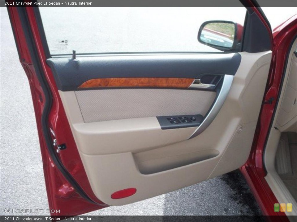 Neutral Interior Door Panel for the 2011 Chevrolet Aveo LT Sedan #46464750
