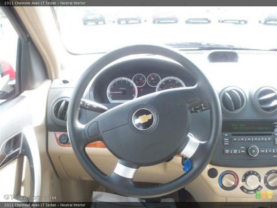 Neutral Interior Steering Wheel for the 2011 Chevrolet Aveo LT Sedan #46464876