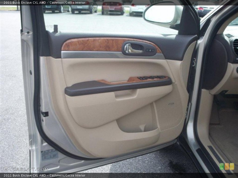 Cashmere/Cocoa Interior Door Panel for the 2011 Buick Enclave CXL AWD #46465092