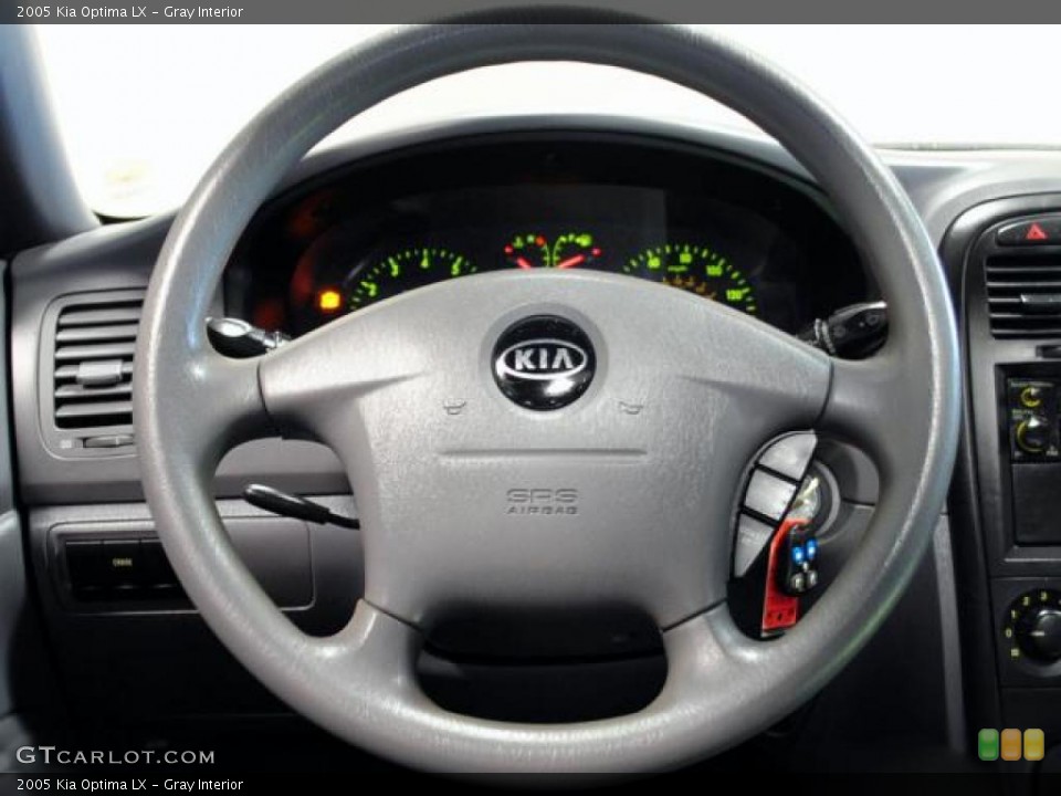 Gray Interior Steering Wheel for the 2005 Kia Optima LX #46465218