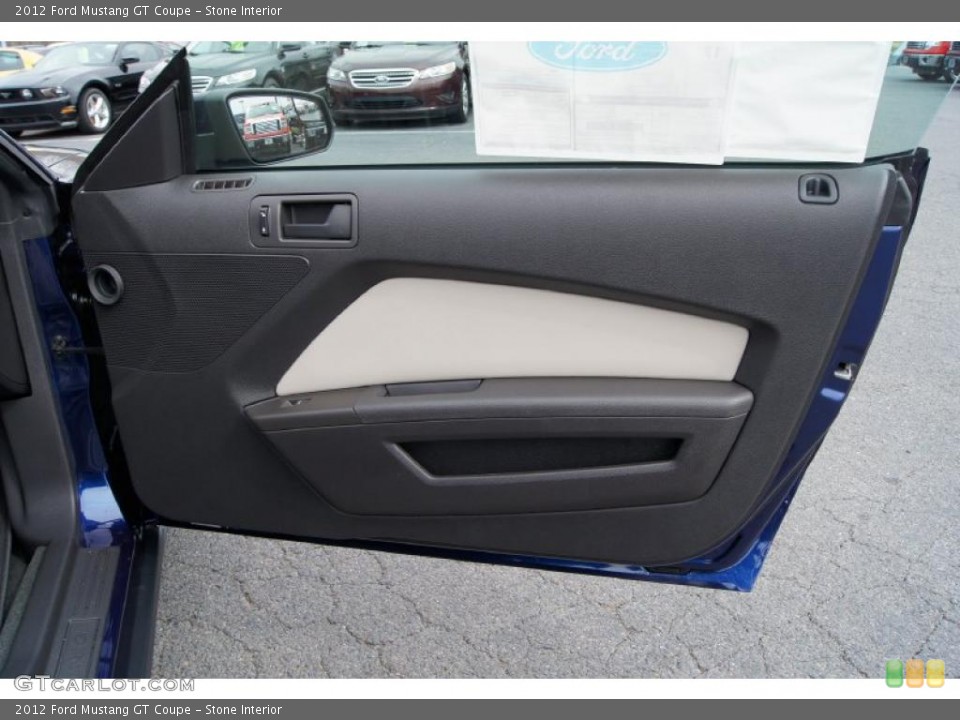 Stone Interior Door Panel for the 2012 Ford Mustang GT Coupe #46465692