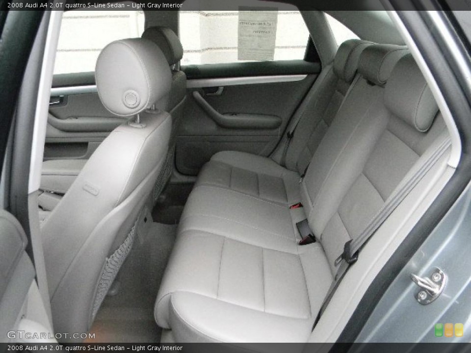 Light Gray Interior Photo for the 2008 Audi A4 2.0T quattro S-Line Sedan #46466247