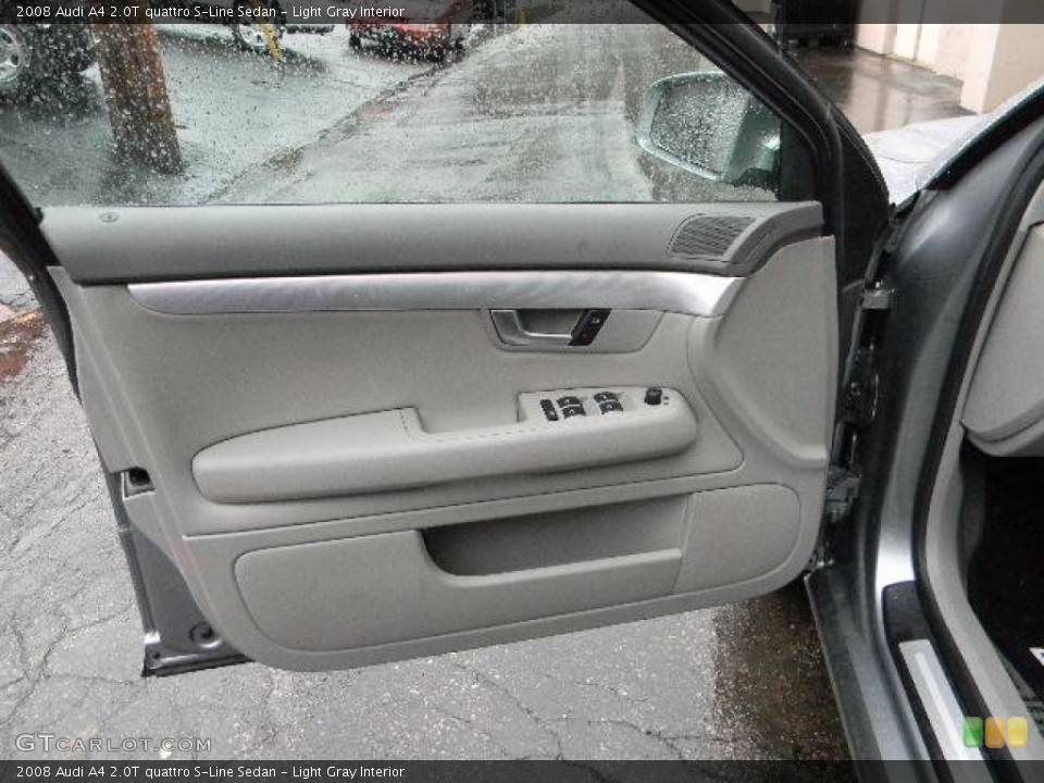 Light Gray Interior Door Panel for the 2008 Audi A4 2.0T quattro S-Line Sedan #46466259