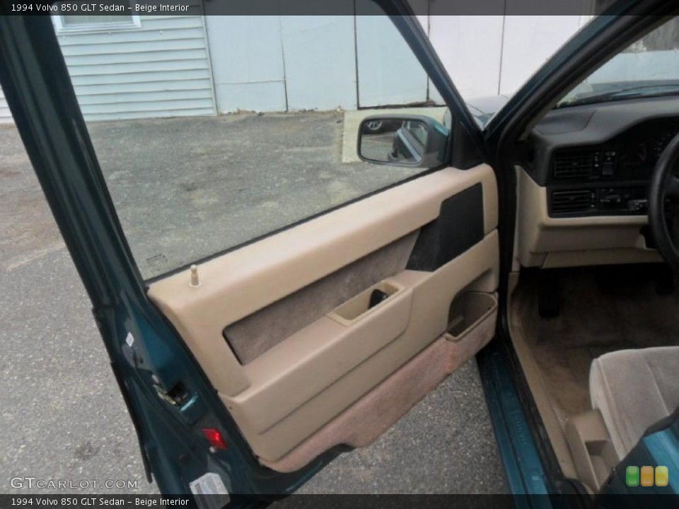 Beige Interior Door Panel for the 1994 Volvo 850 GLT Sedan #46466655