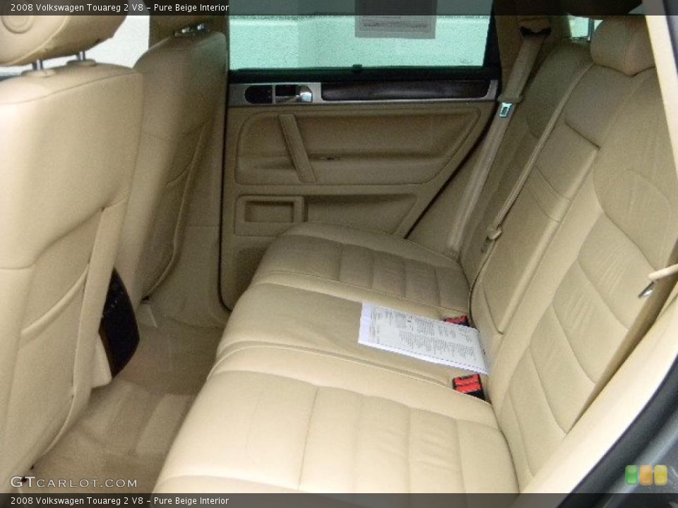 Pure Beige Interior Photo for the 2008 Volkswagen Touareg 2 V8 #46466664