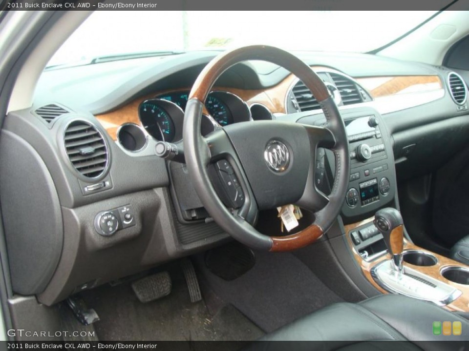 Ebony/Ebony Interior Photo for the 2011 Buick Enclave CXL AWD #46466682