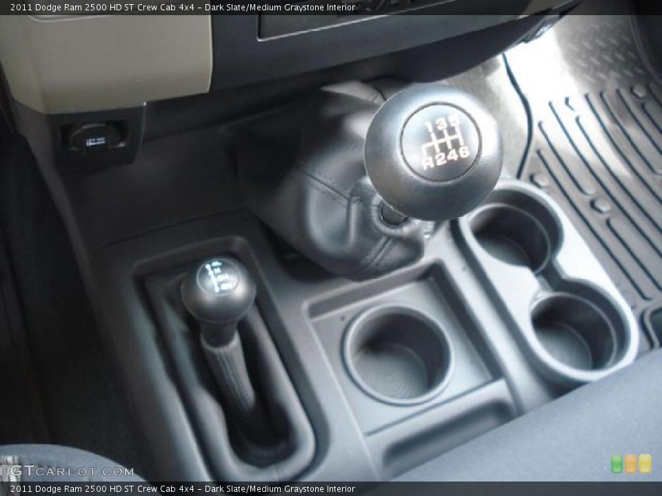 Dark Slate/Medium Graystone Interior Transmission for the 2011 Dodge Ram 2500 HD ST Crew Cab 4x4 #46467057