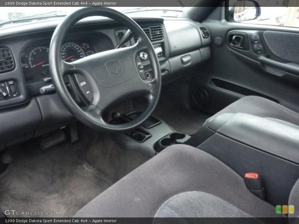 Agate Interior Prime Interior for the 1999 Dodge Dakota Sport Extended Cab 4x4 #46467288