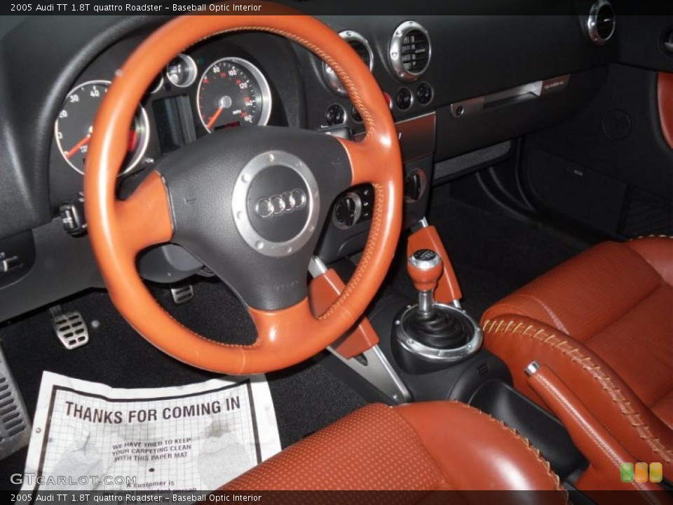 Baseball Optic Interior Dashboard for the 2005 Audi TT 1.8T quattro Roadster #46467462