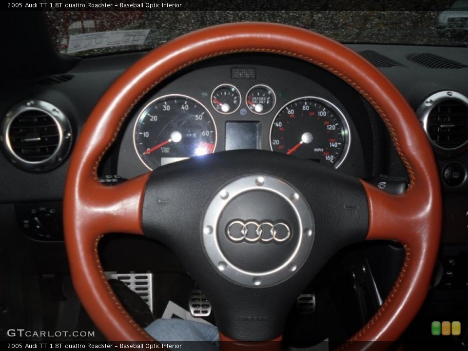 Baseball Optic Interior Steering Wheel for the 2005 Audi TT 1.8T quattro Roadster #46467537