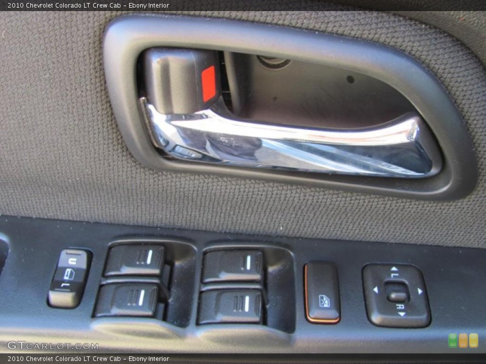 Ebony Interior Controls for the 2010 Chevrolet Colorado LT Crew Cab #46468164