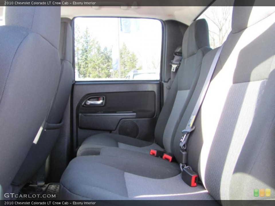 Ebony Interior Photo for the 2010 Chevrolet Colorado LT Crew Cab #46468188